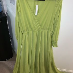 Floor Length Tropical Gown